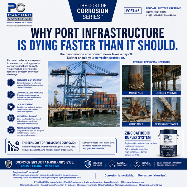 THE COST OF CORROSION SERIES POST #6 Why Port Infrastructure Is Deteriorating Faster Than It Should picture