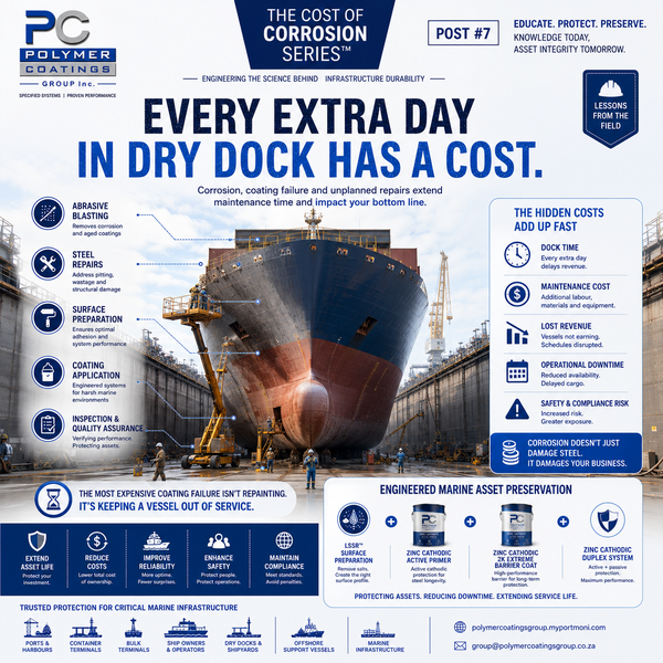 THE COST OF CORROSION SERIES™ | POST #7 The Hidden Cost of Dry Dock Maintenance picture