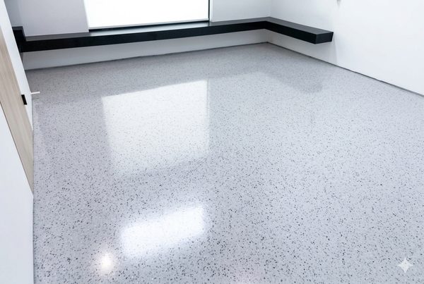 Terrazzo Overlay - Simulated Terrazzo Cementitious/Coating System