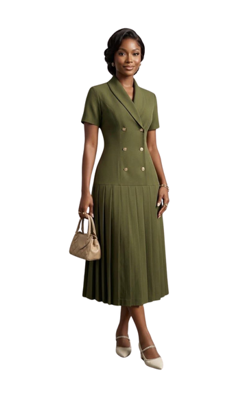 Army Green Midi