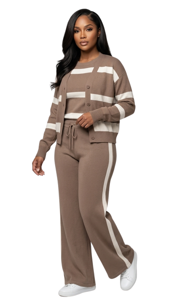 Striped Lounge Set