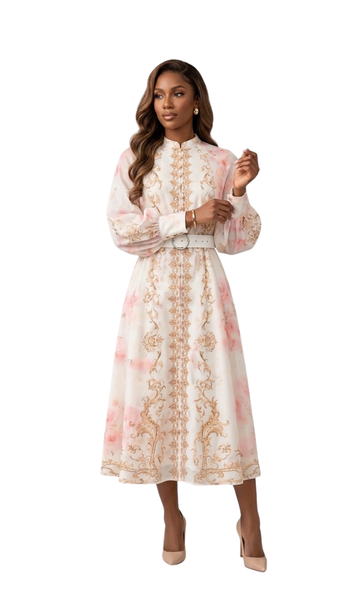 High-Neck / Mandarin Collar Dress