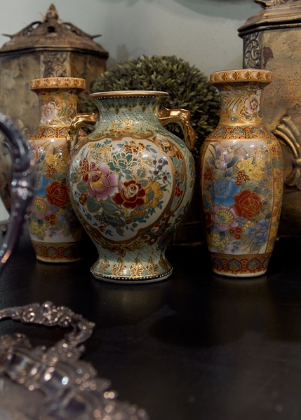 Vase green