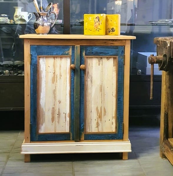 Rustic 2 door Storage Cabinet