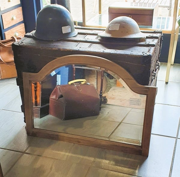 Wood Framed bevelled Mirror