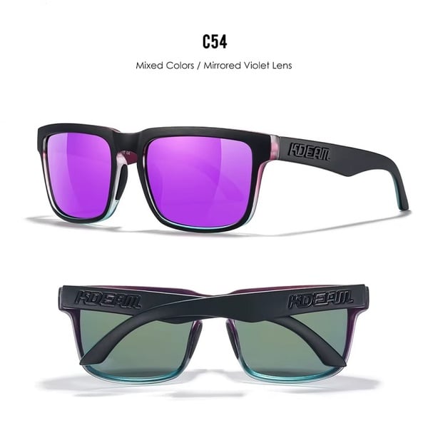 KDeam KD332 Classic Polarised Sunglasses: Colour C54