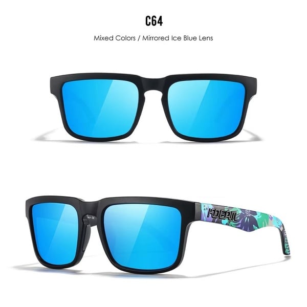 KDeam KD332 Classic Polarised Sunglasses: Colour C64