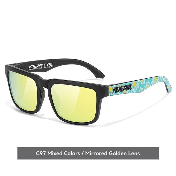 KDeam KD332 Classic Polarised Sunglasses: Colour C97