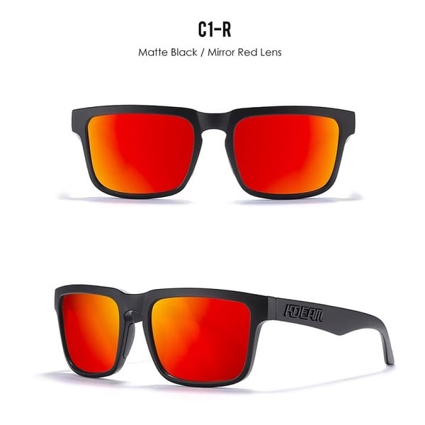 KDeam KD332 Classic Polarised Sunglasses: Colour C1-R