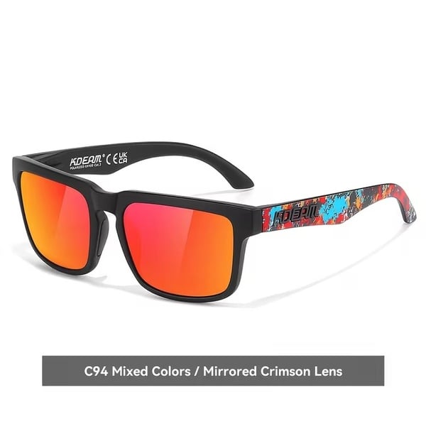KDeam KD332 Classic Polarised Sunglasses: Colour C94