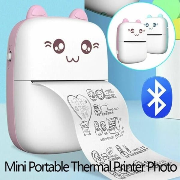 Mini Bluetooth Printer  Pink