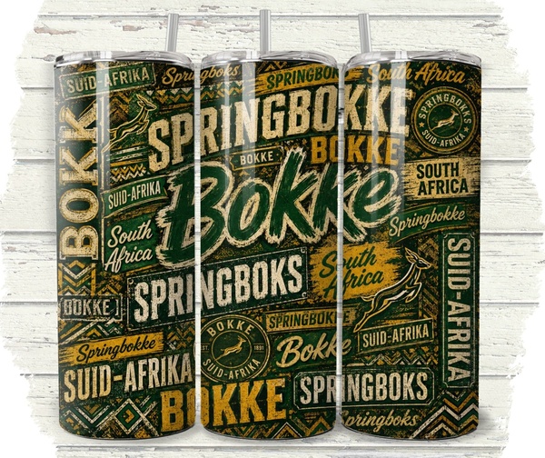 Op die Bokke with name design 6