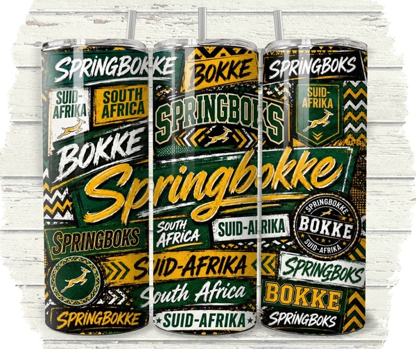 Op die Bokke with name design 3