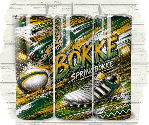 Op die Bokke with name design 4