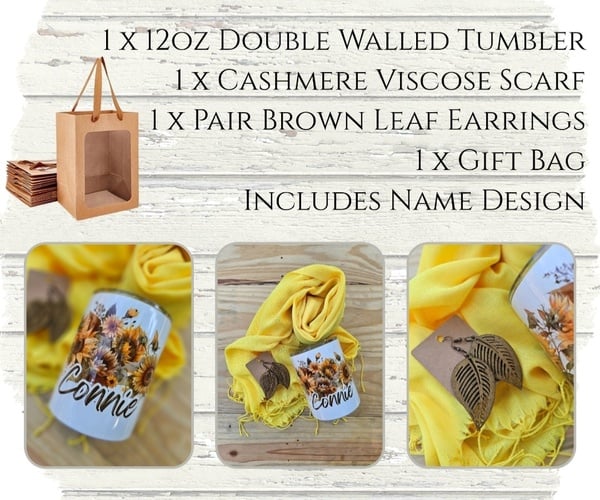 Sunflower gift box