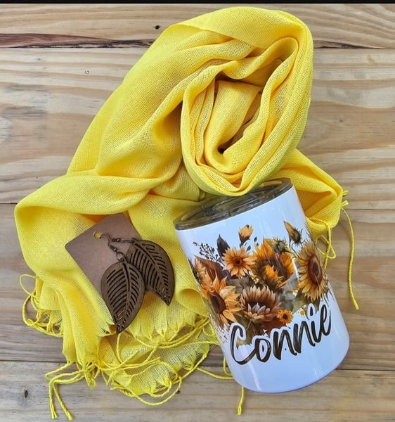 Sunflower gift box