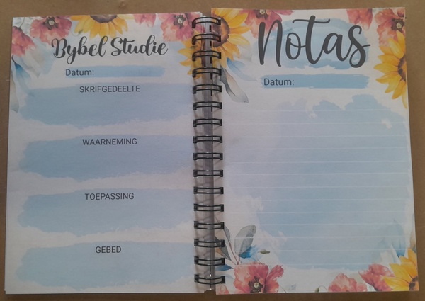 A5 Bybel Studie joernaal
