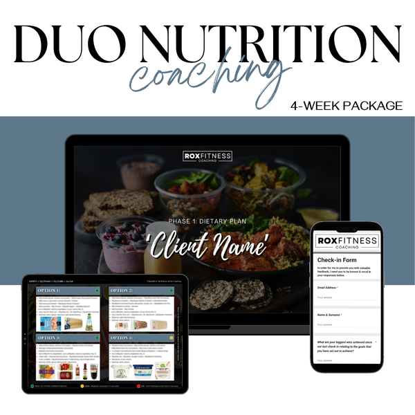 Duo Nutrition Coaching ~ Same Household (4 Week)