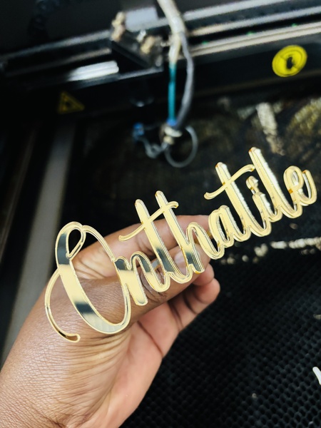 Acrylic Cake Toppers and Froppers