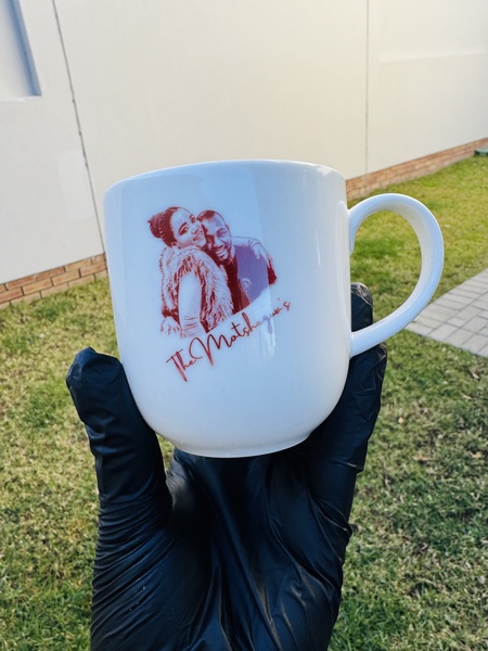 Portrait Set of 2 bowls and 2 coffee mugs