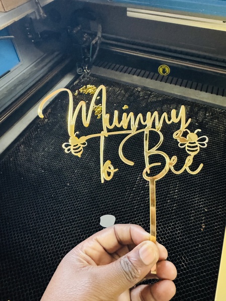 Acrylic Cake Toppers and Froppers