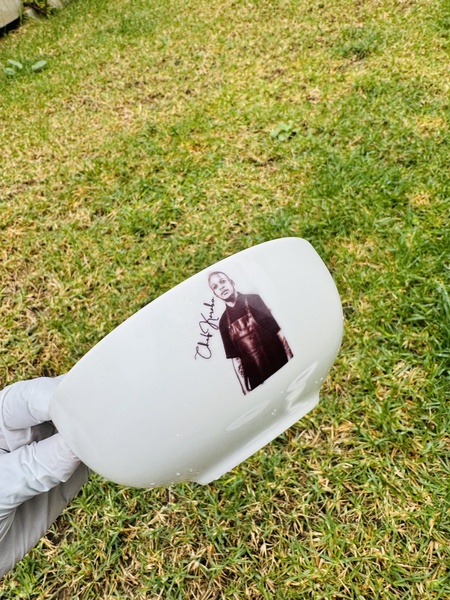 Portrait personalised bowl