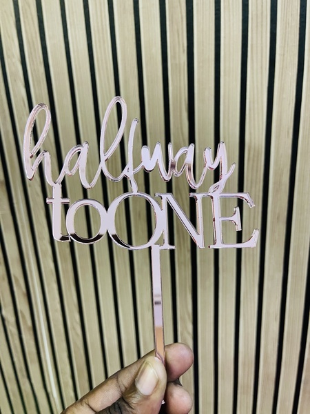 Acrylic Cake Toppers and Froppers