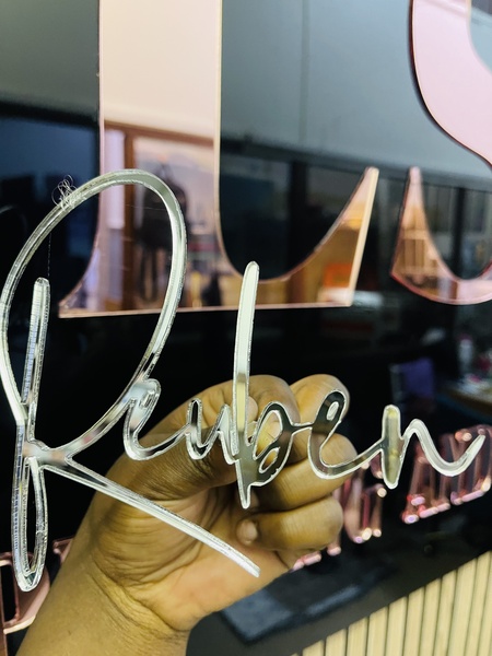 Acrylic Cake Toppers and Froppers