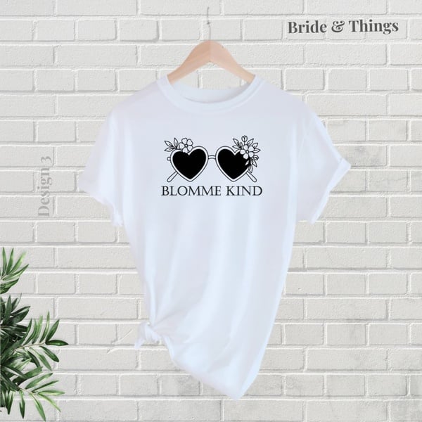 Flower Girl T-shirt | Gift Idea | Flower Girl Outfit | Blom Sunnies | Blommemeisie Hempie | Blommemeisie Uitrusting