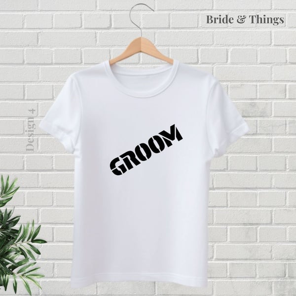 Groom Crew T-shirt | Groom Entourage Outfit | Groom Squad T-shirt | Tees for the Groom Squad | Father of the Groom | I Do Crew Tees