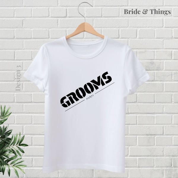 Groom Crew T-shirt | Groom Entourage Outfit | Groom T-shirt | Tees for the Groom Squad | Father of the Groom | I Do Crew Tees