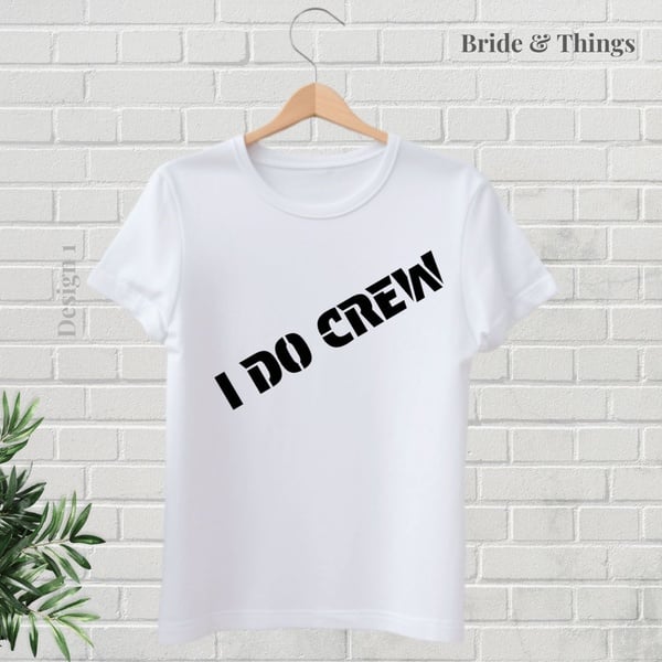 Groom Crew T-shirt | Groom Entourage Outfit | Photo Op Groom Outfit | Tees for the Groom Squad | Father of the Groom | I Do Crew Tees