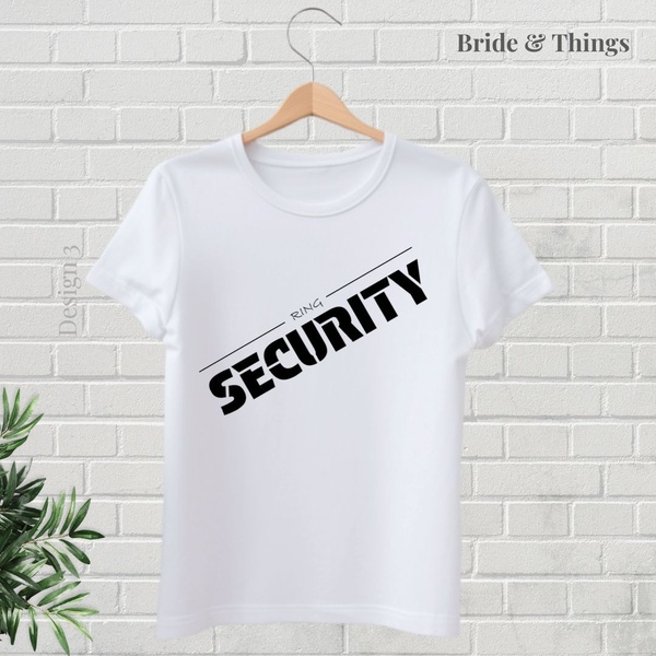 Ring Dude T-shirt | Ring Security T-shirt | Ring Bearer Outfit | Page Boy Tee | Proposal Gift | Ring Sekuriteit Hemp