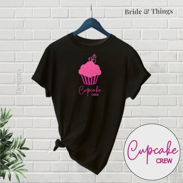 Bride T shirt | Bridal Party Tee | Cupcake Crew | Bride Squad Outfits | Bridal Party Outfits | Cupcake tees