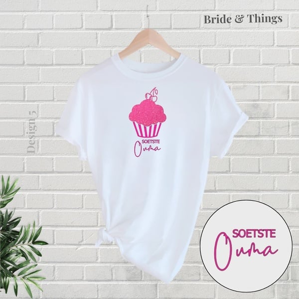 Bruid Hempie | Bruids Span T-shirt | Ouma Hempies | Soete Suster | Cupcake Bridal Party Tees | Cupcake Hempies