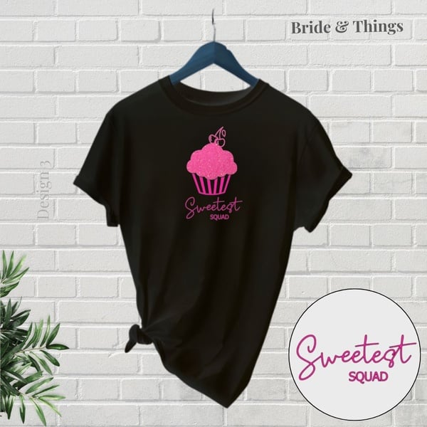 Bride T shirt | Bridal Party Tee | Cupcake Crew | Bride Squad Outfits | Bridal Party Outfits | Cupcake tees