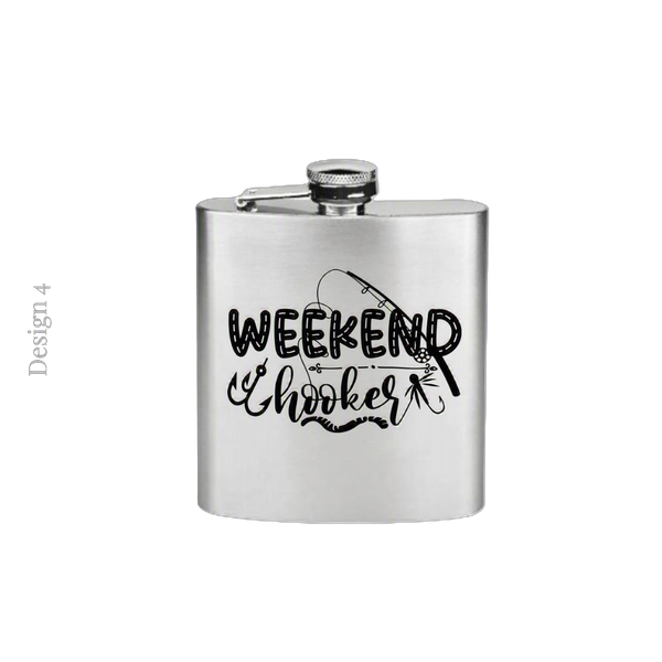 Personalised Flask | Hip Flask | Groom Squad Gift | Box Filler | Budget Gift | Entourage Extra | Entourage Gift | Trouspan Geskenk | Flessie
