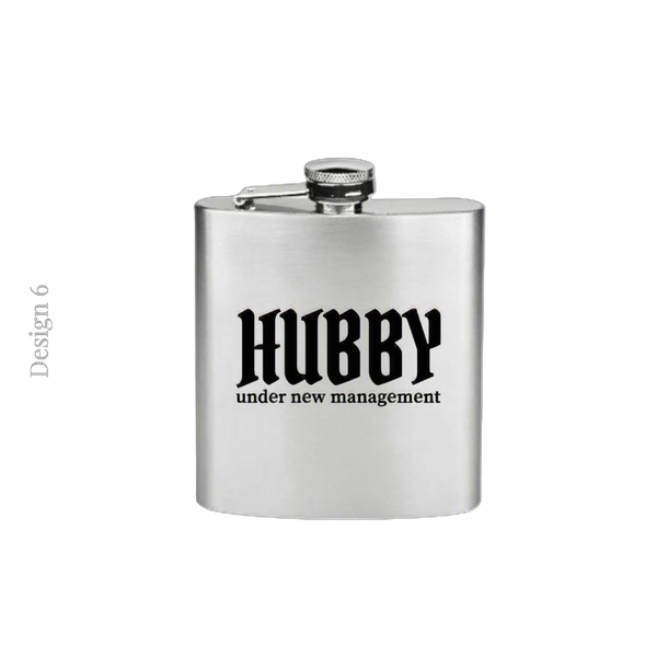 Personalised Flask | Hip Flask | Groom Squad Gift | Box Filler | Budget Gift | Entourage Extra | Entourage Gift | Trouspan Geskenk | Flessie