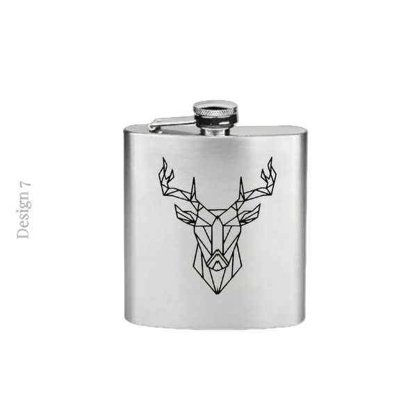 Personalised Flask | Hip Flask | Groom Squad Gift | Box Filler | Budget Gift | Entourage Extra | Entourage Gift | Trouspan Geskenk | Flessie