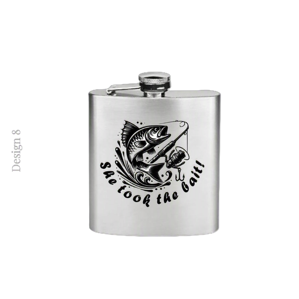 Personalised Flask | Hip Flask | Groom Squad Gift | Box Filler | Budget Gift | Entourage Extra | Entourage Gift | Trouspan Geskenk | Flessie