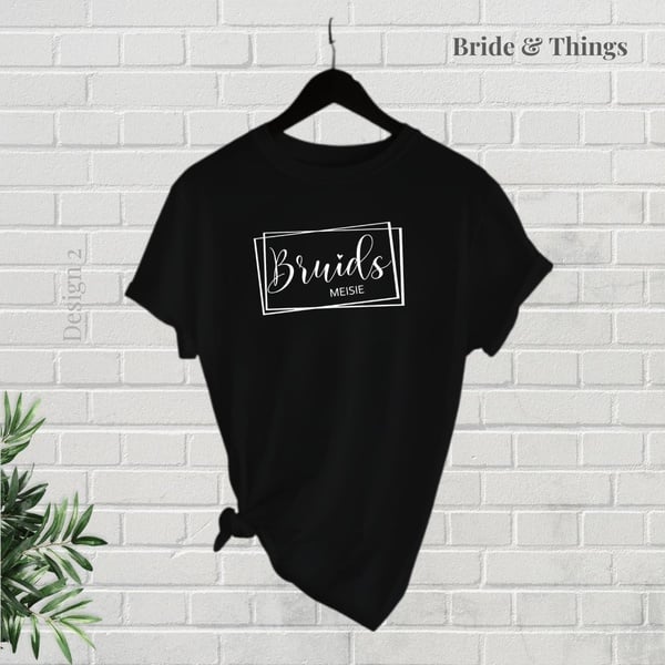 Bruid Hempie | Bruids Span T-shirt | Ouma Hempies | Bruid Blom Hempie | Bruidsmeise Klere | Beste Ouma Shirts