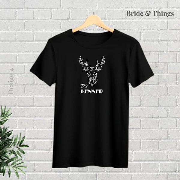 Groom Squad Outfit | Kudu t-shirt | Entourage Clothes | Hunting Party | The Hunter | Fun Wedding T-shirt | Jag Hemde |  Trouspan Hemp