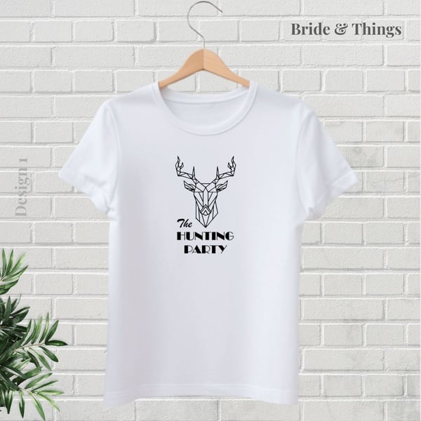 Groom Squad Outfit | Hunting t-shirt | Entourage Clothes | Hunting Party | Fun Wedding T-shirt | Jag Hemde |  Trouspan Hemp