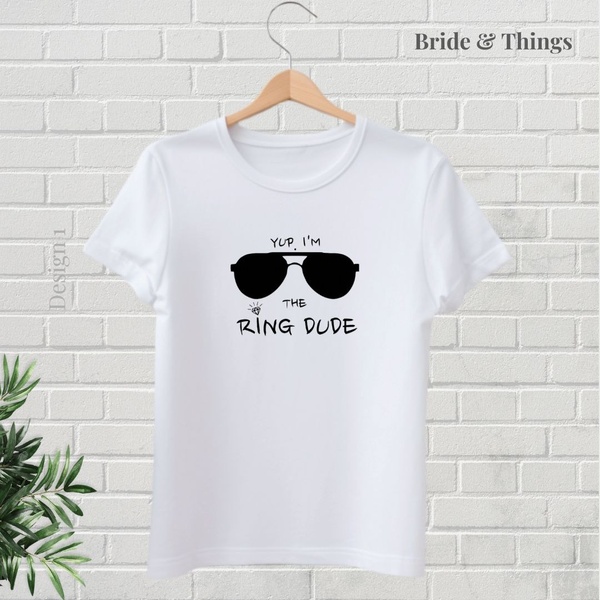 Ring Dude T-shirt | Ring Security T-shirt | Ring Bearer Outfit | Page Boy Tee | Proposal Gift | Ring Sekuriteit Hemp