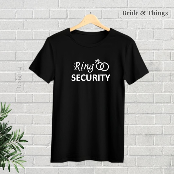 Ring Dude T-shirt | Ring Security T-shirt | Ring Bearer Outfit | Page Boy Tee | Proposal Gift | Ring Sekuriteit Hemp