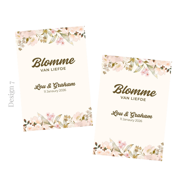 Seed Envelope | Guest Gift | Novelty Gift | Thank You Favour | Personalised Thank You Gift | Saad Koevert | Blush