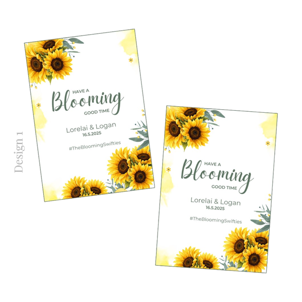 Love Garden Seeds | Guest Gift | Novelty Gift | Thank You Favour | Personalised Thank You Gift | Seed Envelope | Sunflower Design Gift