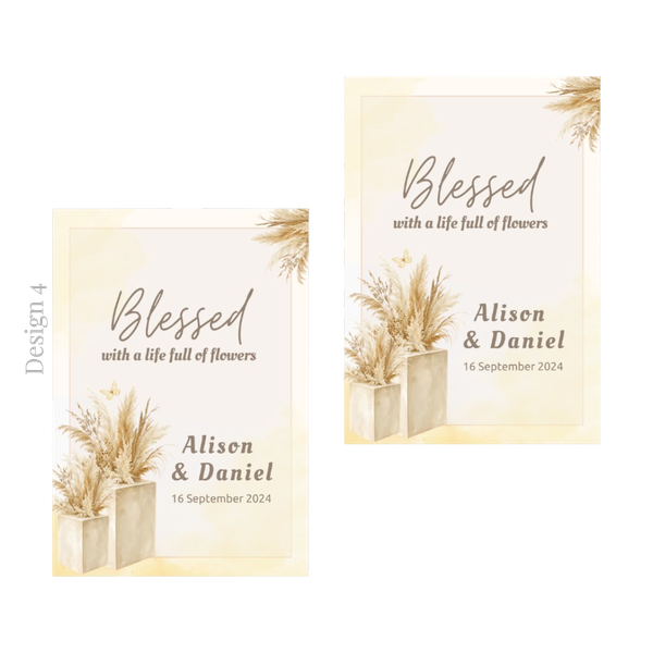 Seed Envelope | Guest Gift | Novelty Gift | Thank You Favour | Personalised Thank You Gift | Saad Koevert | Pampas
