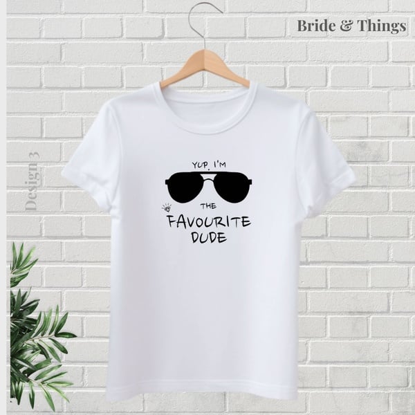 Groom T-shirt | Entourage Outfit | Photo Op Outfit | Tees for the Groom Squad | Father of the Groom | Dude T-shirt | The Dude Outfit