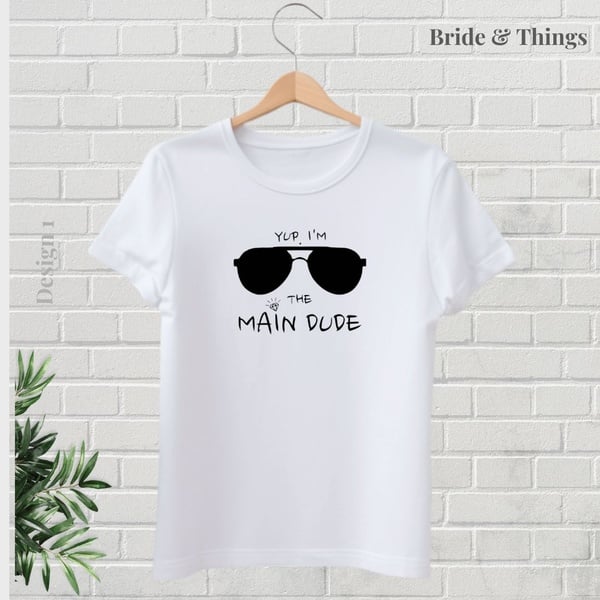 Groom T-shirt | Entourage Outfit | Photo Op Outfit | Tees for the Groom Squad | Father of the Groom | Dude T-shirt | The Dude Outfit